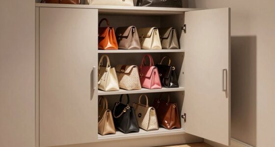 top small closet handbag cabinets