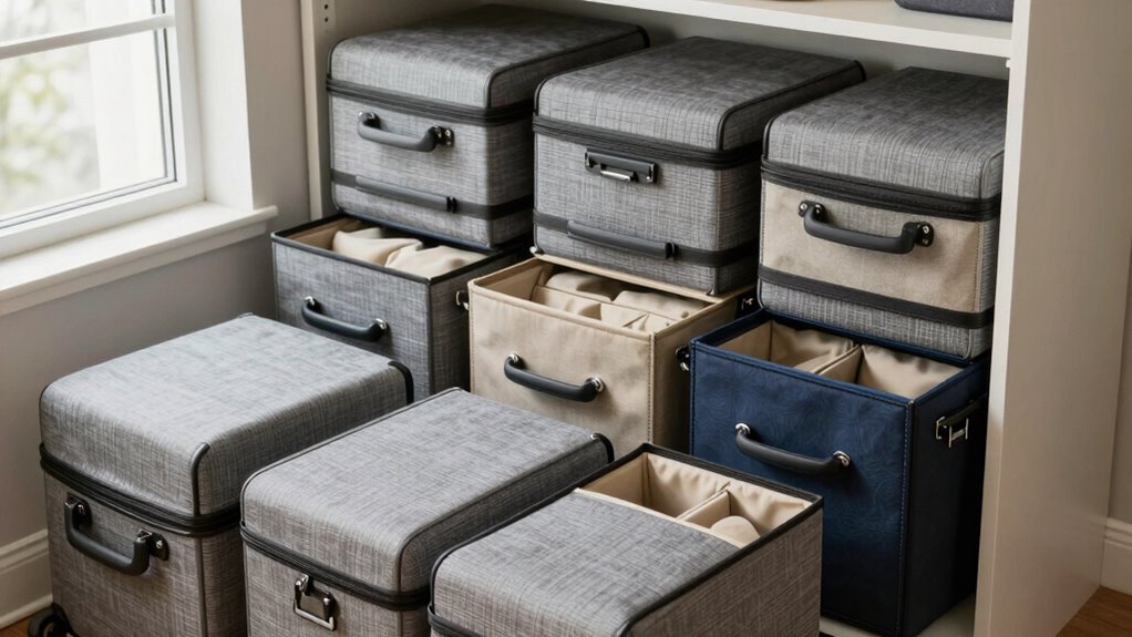 top small closet storage trunks