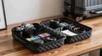 top travel camera storage