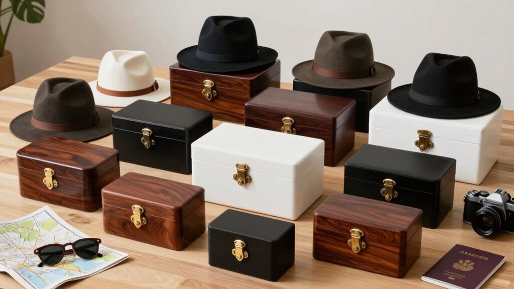 top travel hat storage