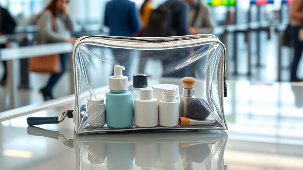 travel friendly durable leakproof visible