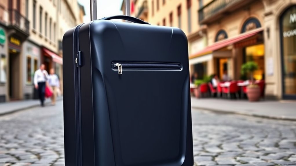 travel friendly expandable suitcase