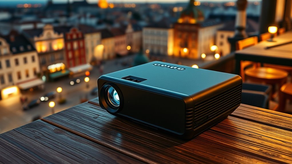 travel ready portable projector features