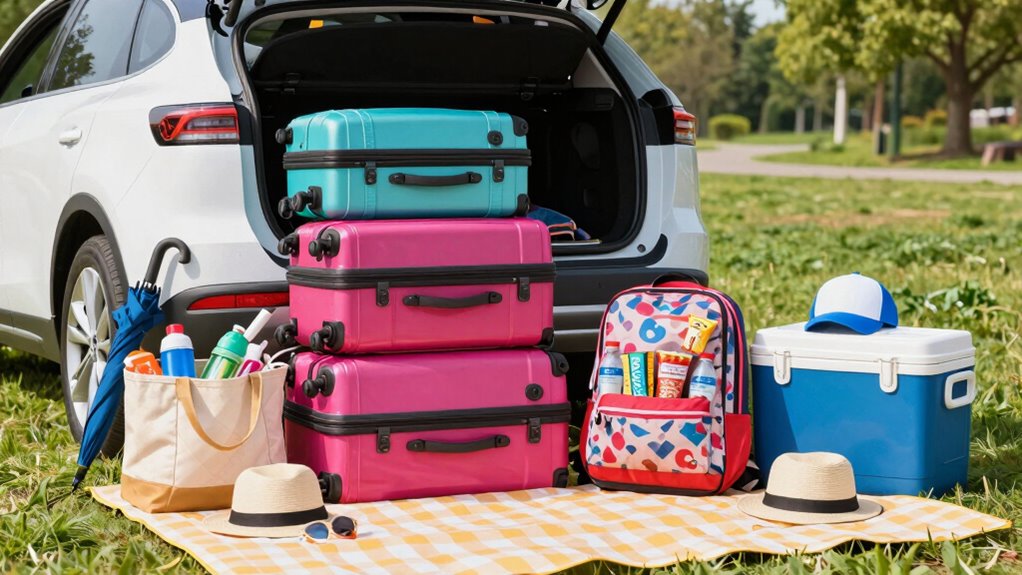 efficient family park packing
