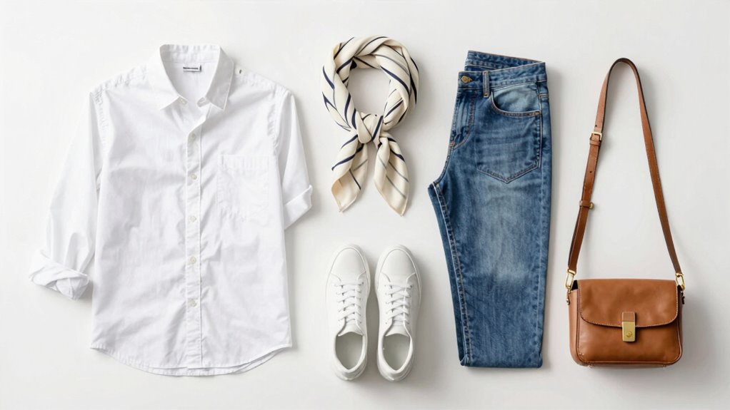 efficient organized travel wardrobe