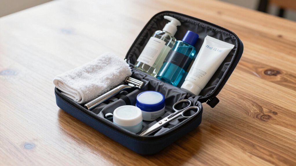 efficient travel grooming essentials