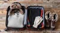 efficient winter travel packing