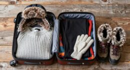 efficient winter travel packing