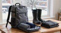 efficient winter travel packing