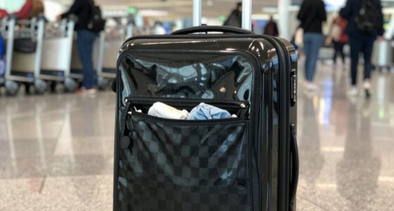front pocket luggage comparison