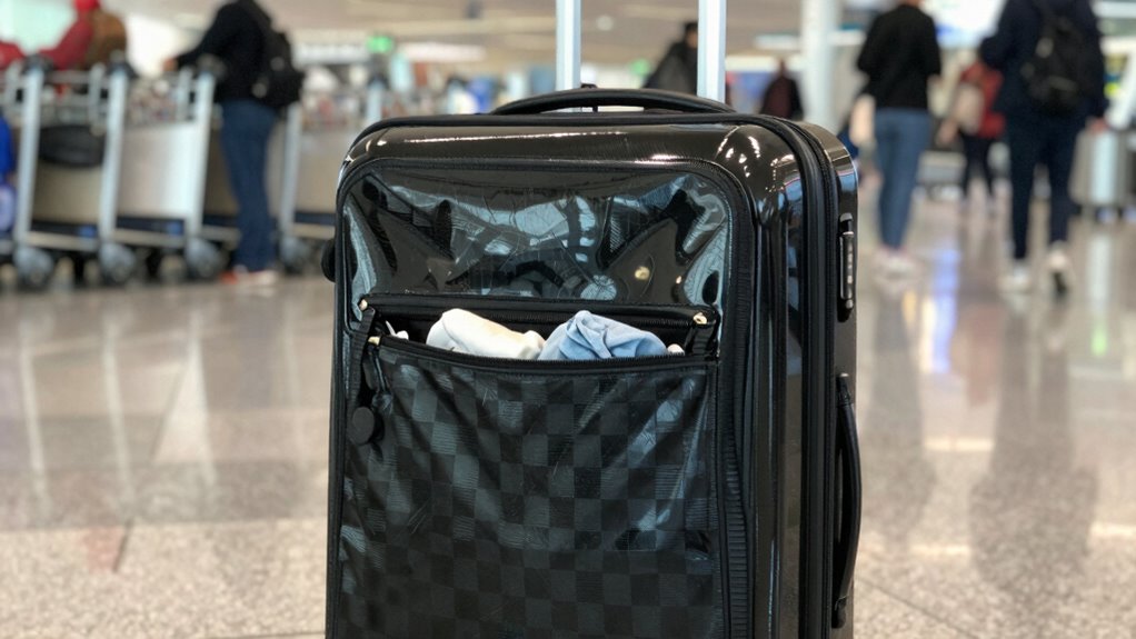 front pocket luggage comparison