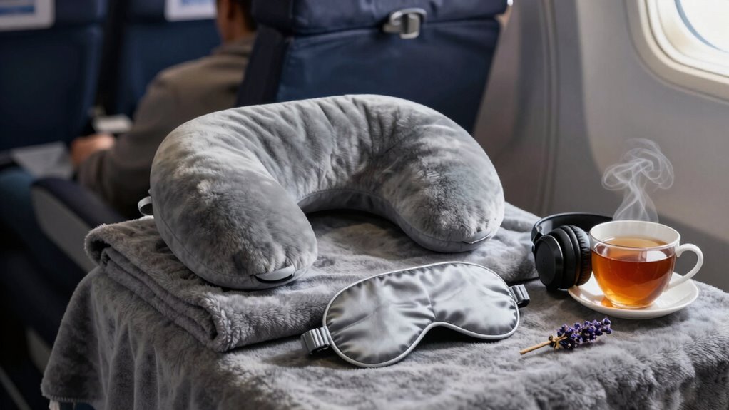 in flight comfort and sleep