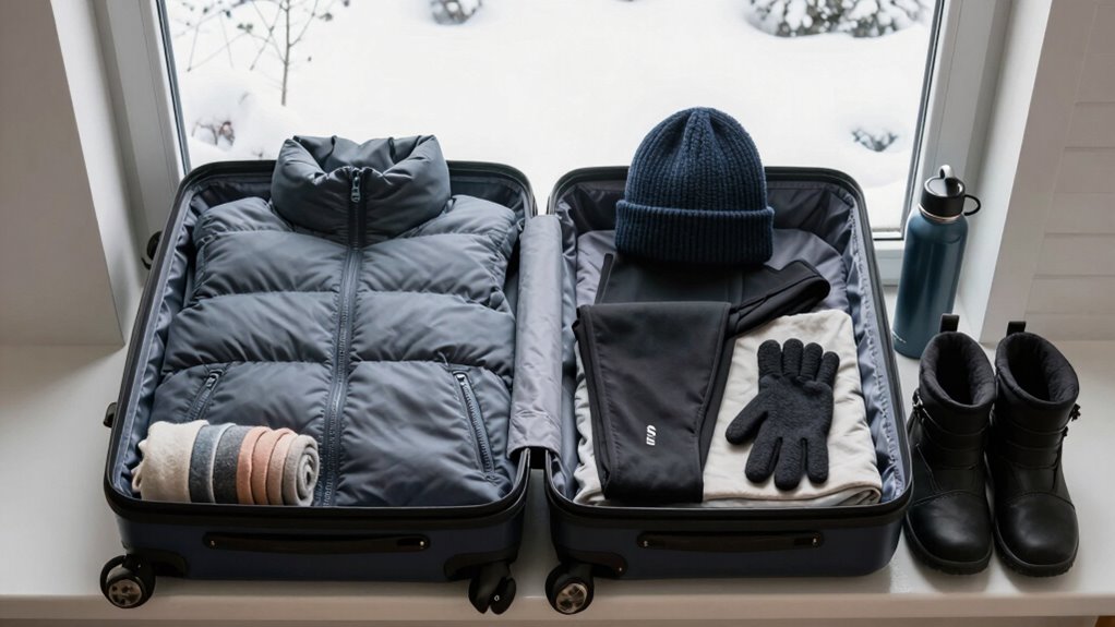 layered versatile cold weather packing