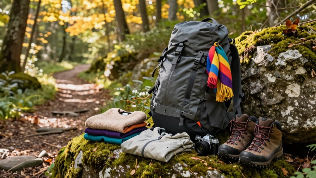 layered versatile travel essentials