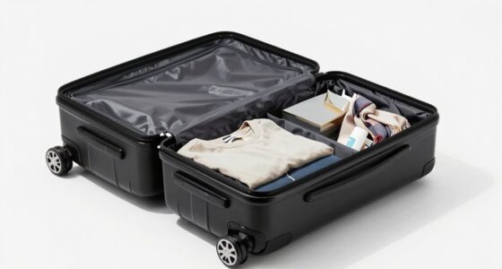 maximize small suitcase space