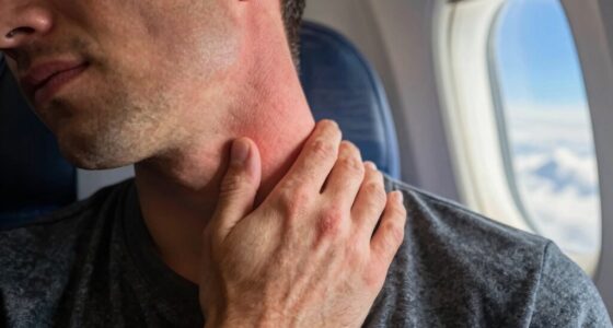 neck pain after flying