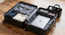 optimize small luggage space