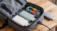 organize charging accessories efficiently
