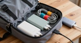 organize charging accessories efficiently