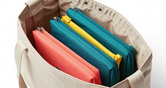 organize with small pouches