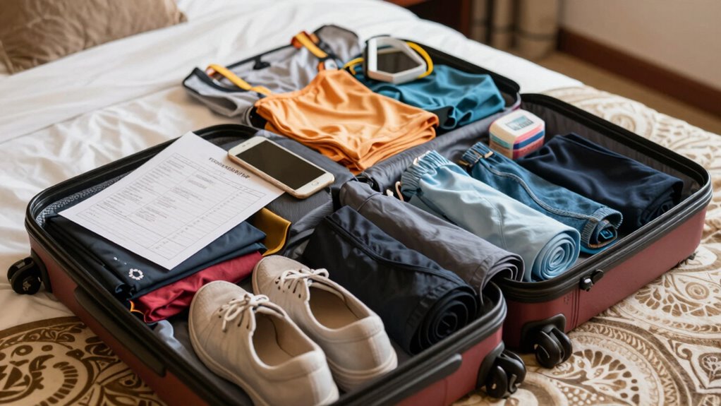 organized efficient packing routine