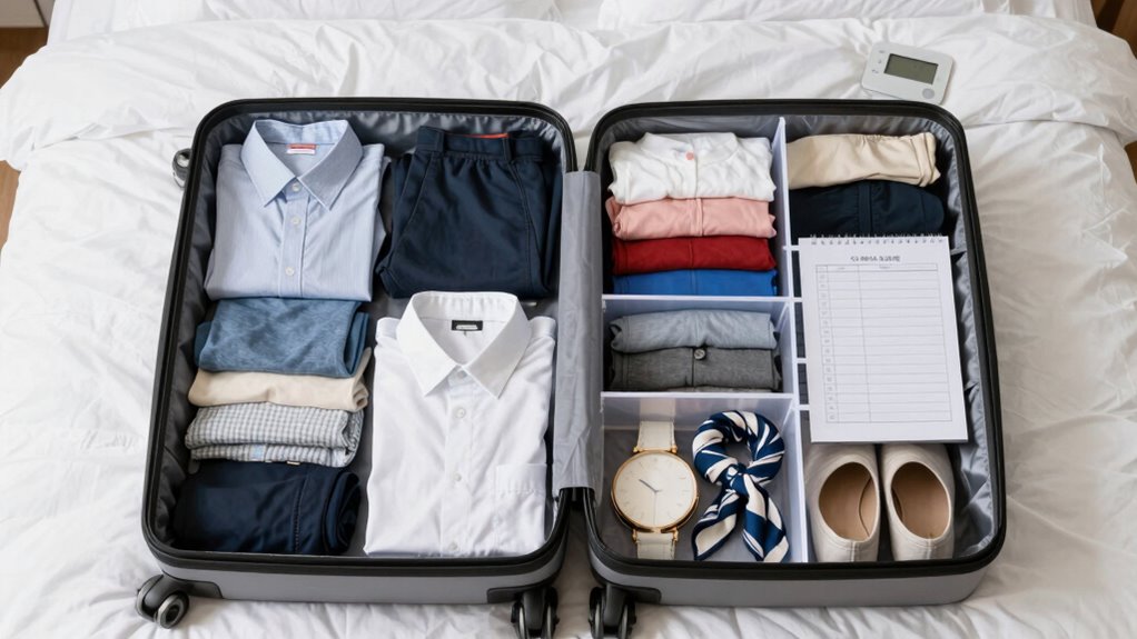 organized efficient packing routine