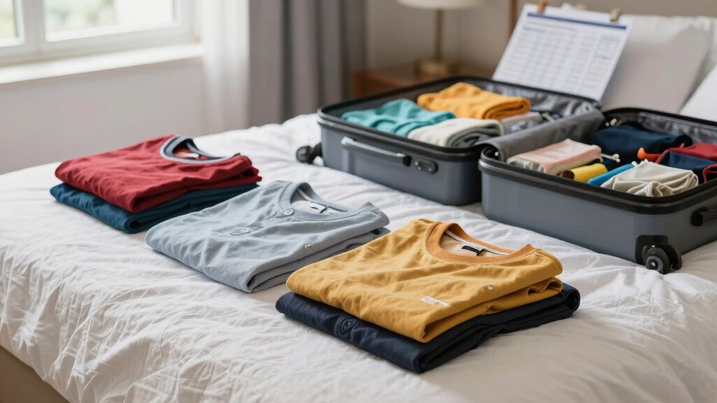 organized essential packing preparation