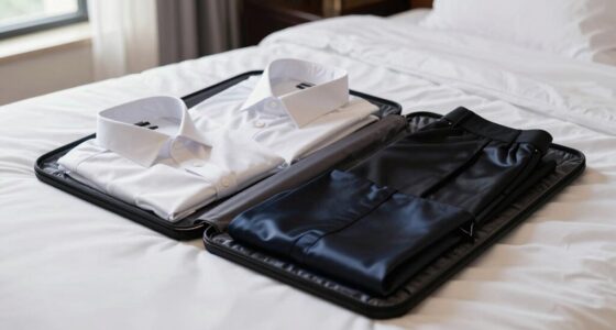 organized formalwear packing solutions