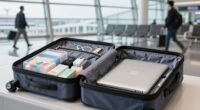 organized luggage for ease