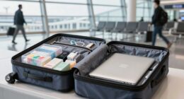 organized luggage for ease
