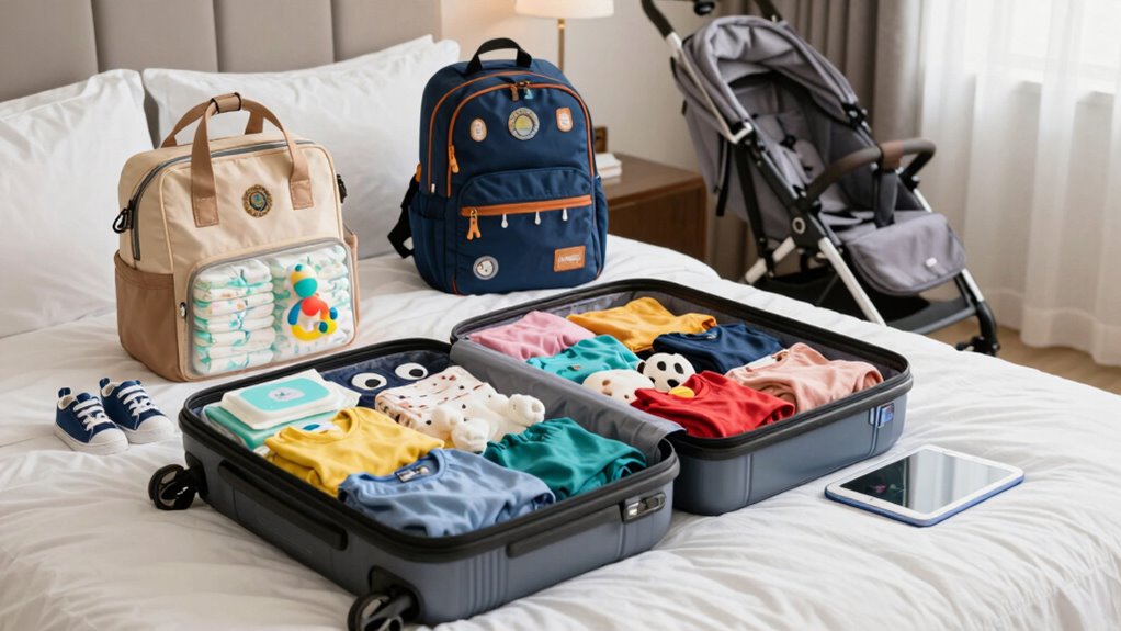 organized safe family packing