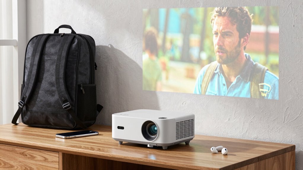 portable projector battery life