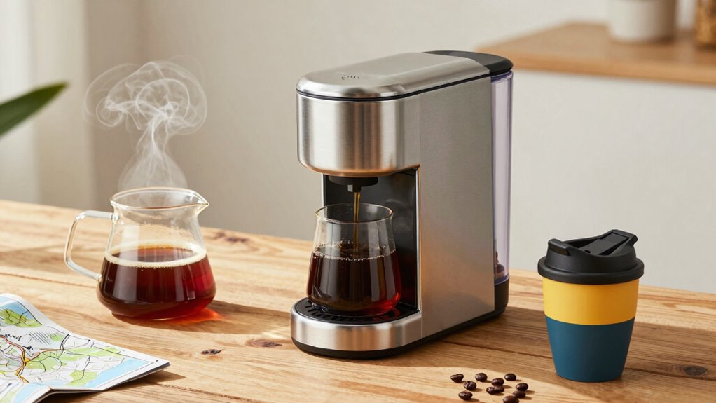 portable travel coffee brewing essentials