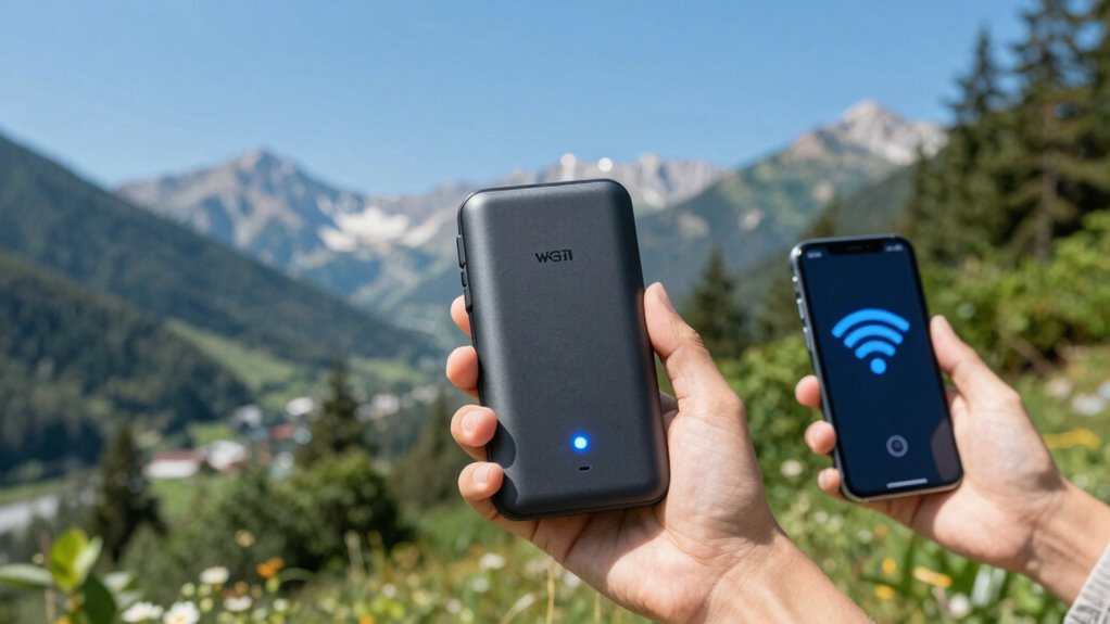 secure portable wi fi connection