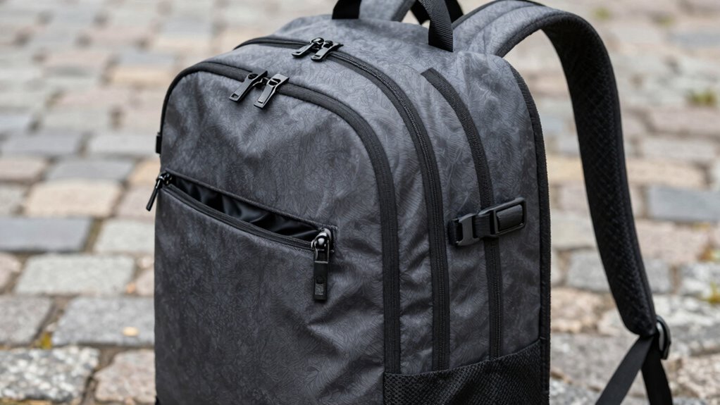 secure travel backpack features