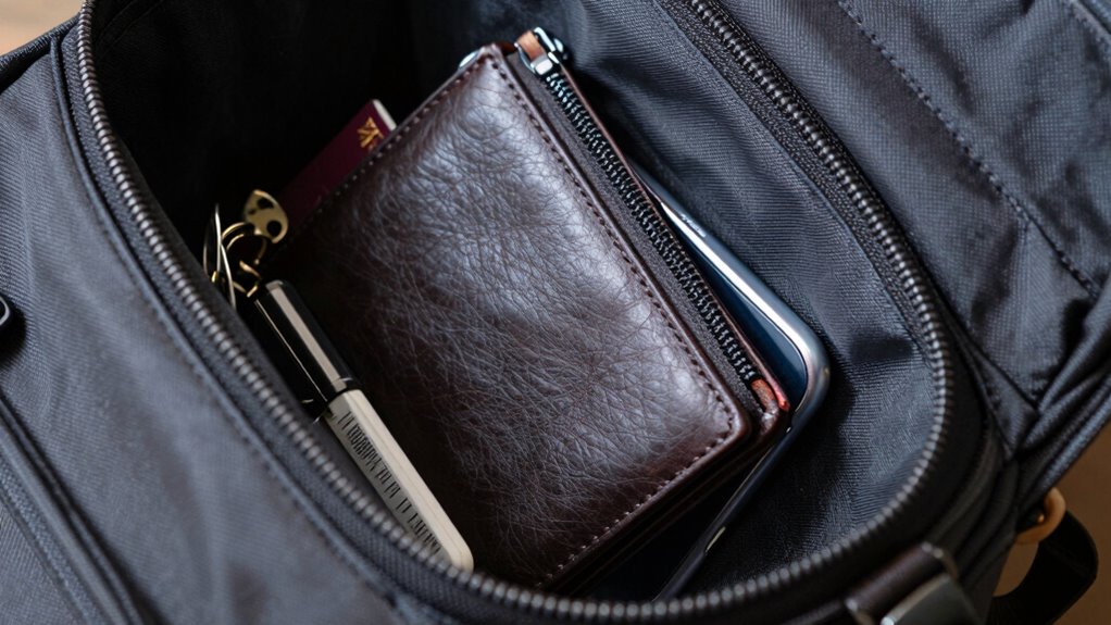 secure travel essentials management