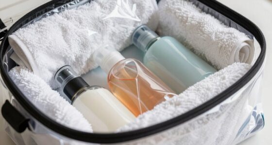 secure waterproof toiletry packing