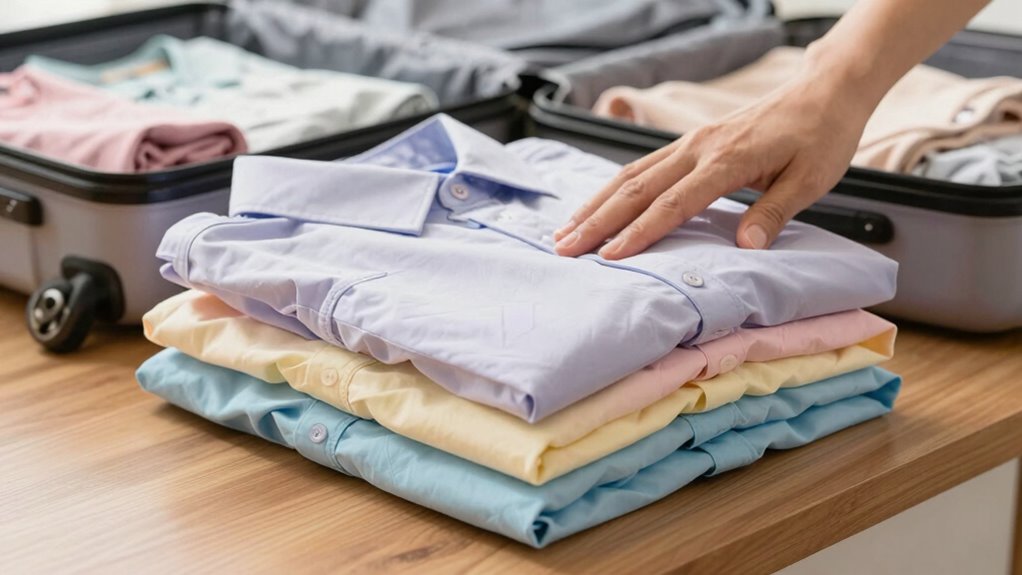select travel wrinkle resistant apparel