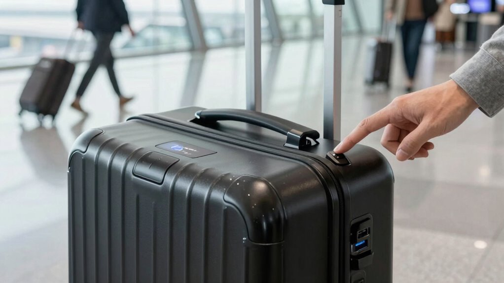 smart secure travel luggage