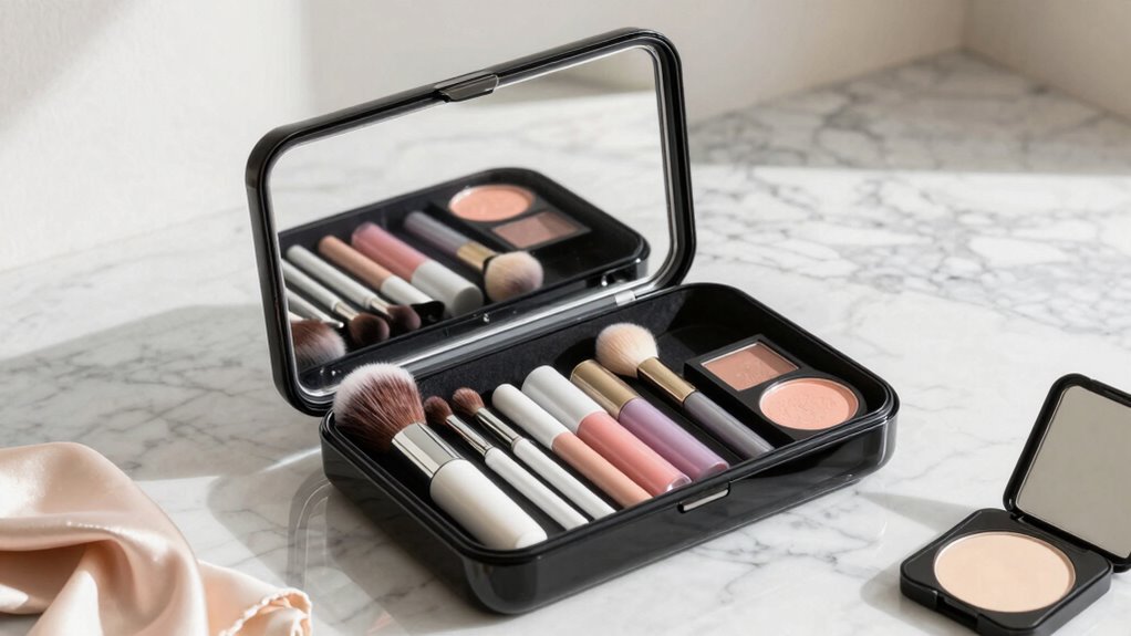 travel friendly makeup case selection