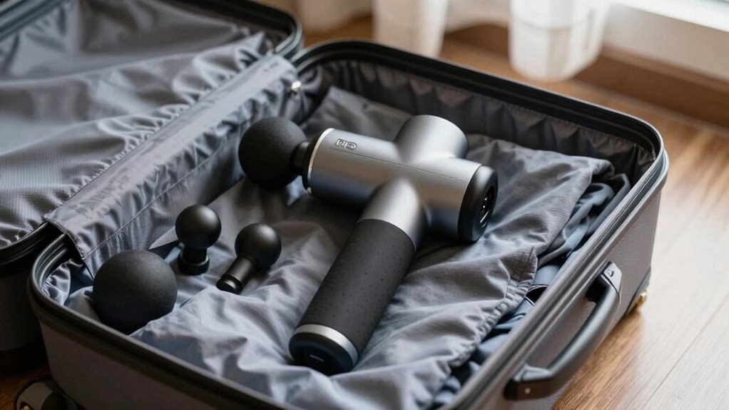 travelers benefit from massage guns