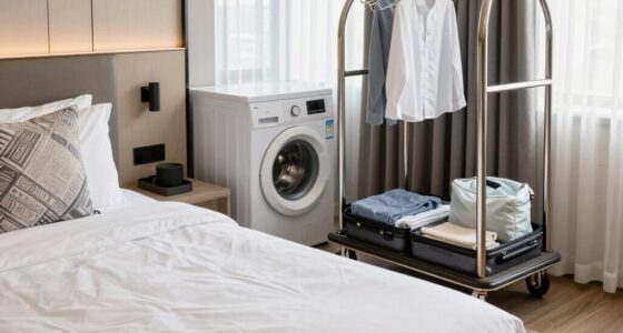 utilize hotel laundry services