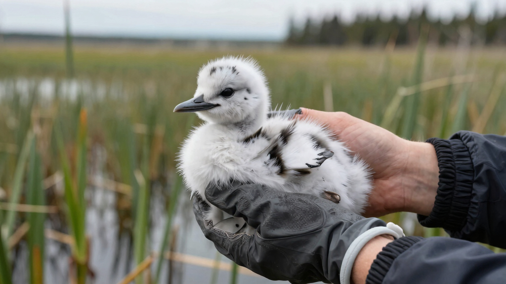 A Rare White Loon Chick Has Surfaced in Montana, and the Photos Are Stunning