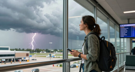 Texas storms prompt canceled flights as north-east heatwave comes to a close