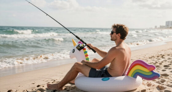 TIL a man in a unicorn pool floaty was fishing near the beach in Fort Lauderdale when he hooked a 10-foot shark that proceeded to drag him four miles offshore in his floaty. He was eventually rescued by the crew of a larger fishing vessel who were baffled at the situation when they happened upon him