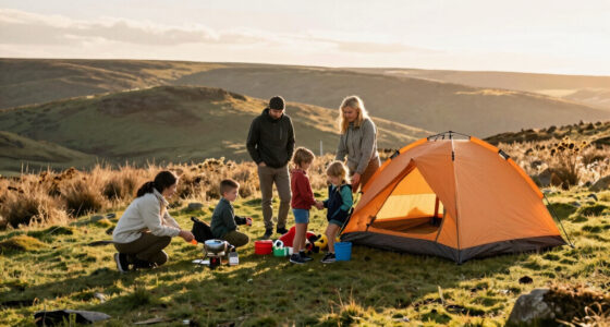 An almost wild camping trip: alternative family fun in the Peak District