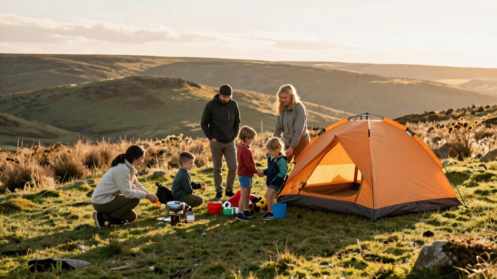 An almost wild camping trip: alternative family fun in the Peak District