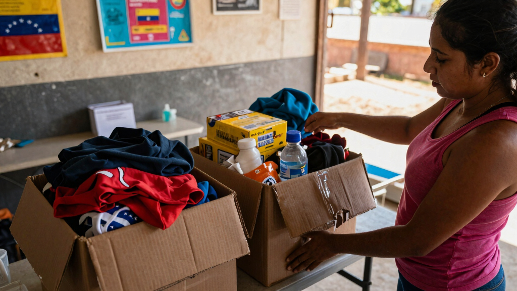 Venezuelans in Utah collect aid, press for pause on deportations after deadly quakes