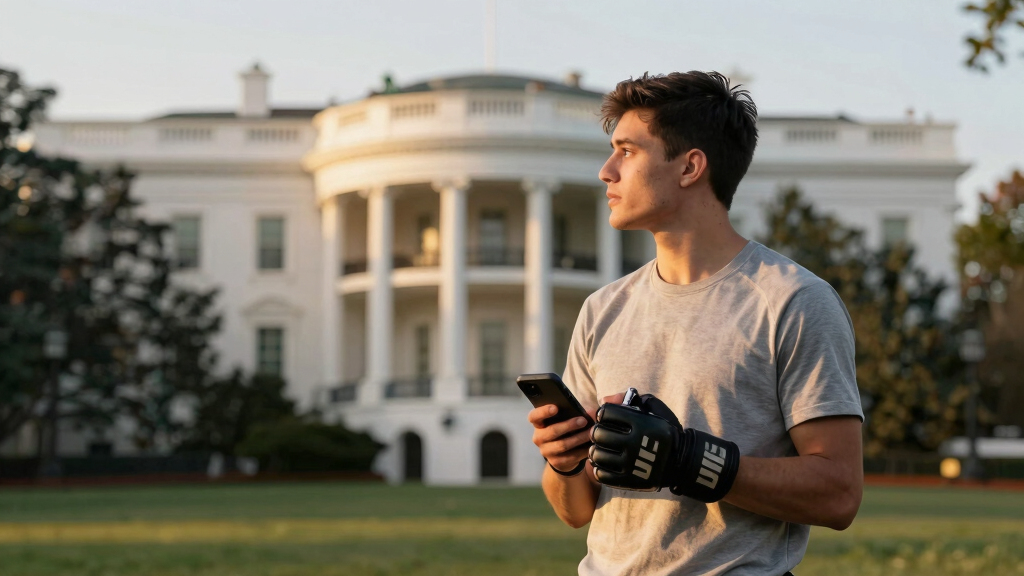 Young men are leaving Trump. Can a UFC fight at the White House get them back in the ring?