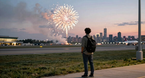 Chicago Plane Fireworks Strike